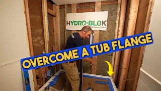 3 Ways to Overcome a Tub Flange with Backer Board