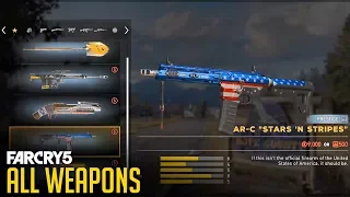 Far Cry 5 - ALL WEAPONS AND CUSTOMIZATION (Showcase)