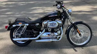 2004 Harley Davidson Sportster XL1200 Custom with Screaming Eagle II exhaust