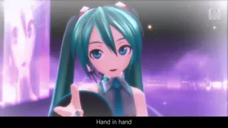 【初音未来】 Hand in hand (Magical Mirai 2015のテーマ曲、Live Ver、现场演出版)【中文字幕】