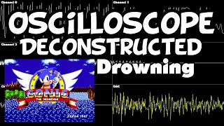 Sonic 1 - Drowning - Oscilloscope Deconstruction