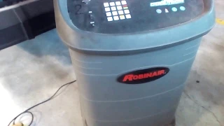 Robinair recovery machine, recovering Freon