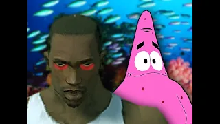 [RE-EDIT] Carl Johnson vs Patrick Star - Epic Rap Battle Parodies 2014 April Fools Special