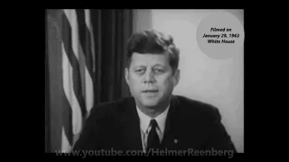 February 28, 1963 - President John F. Kennedy’s appeal for contributions to The American Red Cross