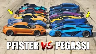 GTA 5 ONLINE - PFISTER VS PEGASSI (WHICH IS FASTEST?)