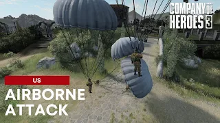 US Airborne Attack - 1v1 - Company of Heroes 3