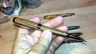 Guitar Pens - Handcrafted pens made with figured tonewoods from building custom guitars