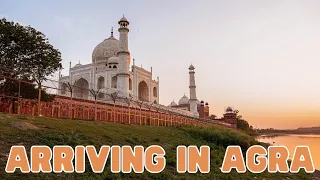 Arriving in Agra, India. First Time Seeing the Taj Mahal! India Travel Vlog!