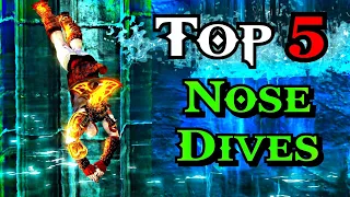 Top 5 Nose Dives in God of War