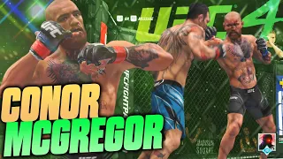 Conor McGregor Still Has That POWER! Hard Earned Fights! EA UFC 4