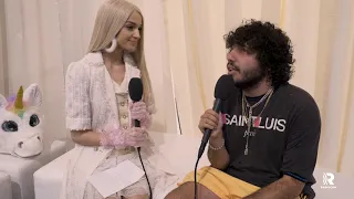 Poppy Asks Benny Blanco the Tough Questions At The 2018 #AMAs (EXCLUSIVE)