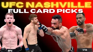 UFC Nashville | Cory Sandhagen vs Rob Font | Full Card Breakdown, Picks, and Betting Tips