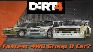 DiRT 4 - Power Stages: What's the Fastest Group B 4WD Car? [Episode 10]