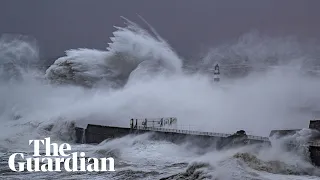 Storm Arwen: wild weather batters parts of UK