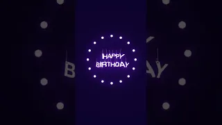 HAPPY BIRTHDAY STATUS 🥳🎉||BLACK SCREENWHATSAPP STATUS VIDEO #short#happybirthday#status#shorts#love