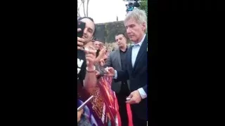 Meeting Harrison Ford at the Star Wars Fan Event