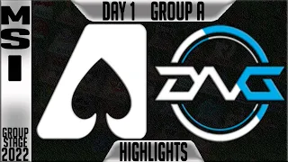 AZE vs DFM Highlights | MSI 2022 Day 1 Group A | Team AZE vs Detonation FocusMe