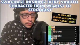 NARUTO: SWAGKAGE RANKING EVERY NARUTO CHARACTER FROM WEAKEST TO STRONGEST (REACTION + MY THOUGHTS)