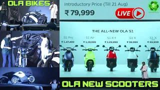 OLA Electric NEW Scooter & Bike Unveil | Move 4.0 LIVE VIDEO @ 12:05