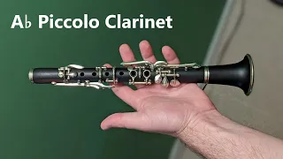 Ab Piccolo Clarinet, Simple System ca. ~1900, Possibly Rampone or Orsi (Short Demo)