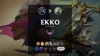 Ekko Jungle vs Master Yi - EUW Master Patch 12.17