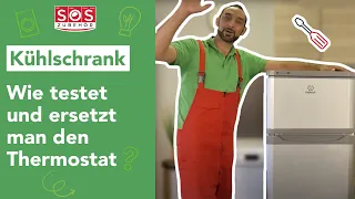 Wie testet und ersetzt man den Thermostat eines Kühlschranks?