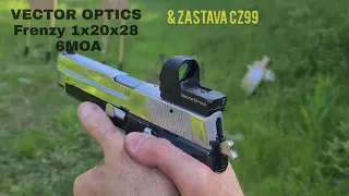 VECTOR OPTICS Frenzy 1x20x28 6MOA & Zastava CZ99