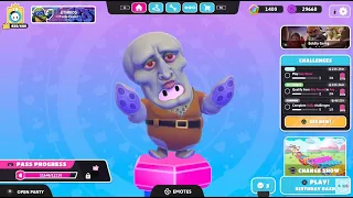 Fall Guys PS5 Handsome Squidward Skin Gameplay!