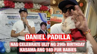 DANIEL PADILLA NAGPALIGO AT NAGPAKAIN NG MARAMING FUR BABIES SA SHELTER🛑#danielpadilla #viral