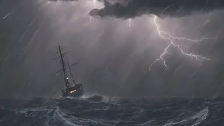 The sea is scary at night when it's stormy #sea #scary #night #storm #rain #asmr #sound #asmr #sleep