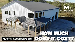 Barndominium Material Cost + Full Timelapse | 80' x 56' x 19' | The Barndo Build