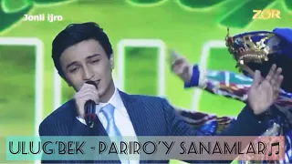 Ulug’bek Shomurodov - Pariro’y sanamlar jonli ijro