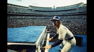 Elton John and his band live at Dodger Stadium 1975 - THE CONCERT