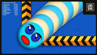 WORMS ZONE epic Gameplay Top 1 | video #135 | slitherio wormate biggest snake io🐍 game | LUKIRAZONE