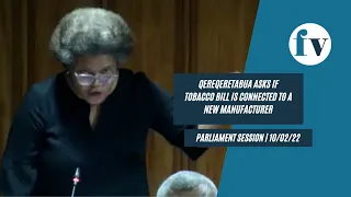 Qereqeretabua asks if Tobacco Bill is connected to a new manufacturer