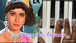 EK DO TEEN SONG ON PIANO WITH NOTES