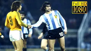 Argentina - Brazil World Cup 1978 | Full highlight -1080p HD | Mario Kempes - Zico