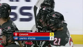 2022-23 Rivalry Series | U.S. falls in OT to Canada in Game 5 of Rivalry Series
