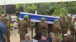 Hundreds attend Tel Aviv funeral of Israeli soldier killed in Gaza City's Zeitoun neigborhood