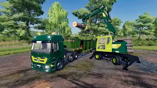 FS22 - Map The Valley The Old Farm 007 🇩🇪 🚜🚧🚛 - Forestry, Farming and Construction - 4K