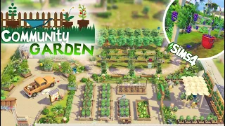 Community Garden Sims 4 🍇🍅 | Sims 4 No cc build | The Sims 4 Community Garden fast build