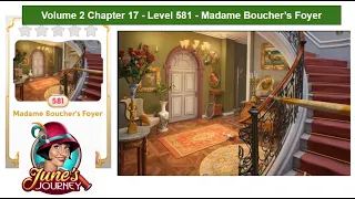 June's Journey Vol 2 - Chapter 17 - Level 581 - Madame Boucher's Foyer (Complete Gameplay, in order)