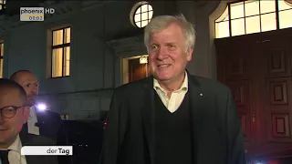 Statement von Horst Seehofer zum Stand der Sondierung am 14.11.17