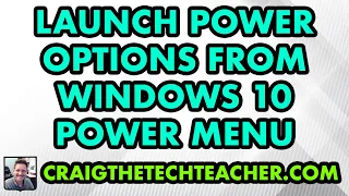 How To Launch Power Options From The Windows 10 Start Menu Power Menu (2022)