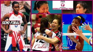 2000 🇨🇺 Cuba vs China 🇨🇳 🏐 Women Volleyball 🏐 FIVB World Grand Prix