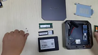 how to upgrade memory and add hard disk for expansion! CK2 ACEPC MINI PC 2020