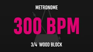 300 BPM 3/4 - Best Metronome (Sound : Wood block)