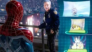 SPIDERMAN PS4 All Hidden Paintings (Detective Mackey Story) SPIDER MAN PS4 The Heist DLC