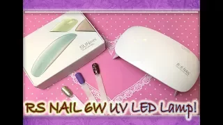 Обзор / Мини Лампа / RS NAIL 6W UV LED Lamp / SUN mini.