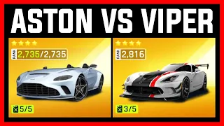 Asphalt 9 Aston Martin V12 Speedster vs Dodge Viper ACR